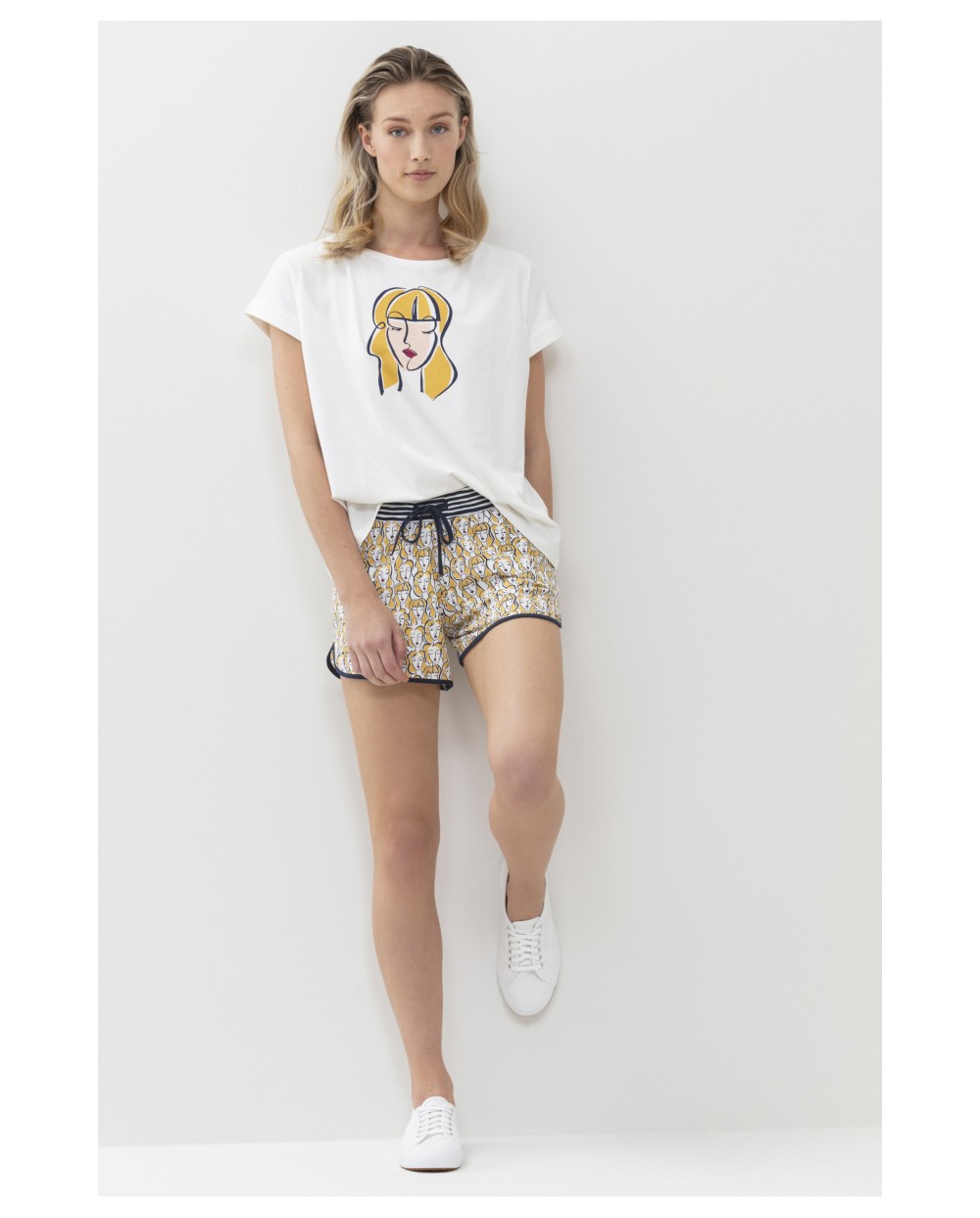 Tee-shirt avec visage - MEY MEY Tops & Tee-Shirt