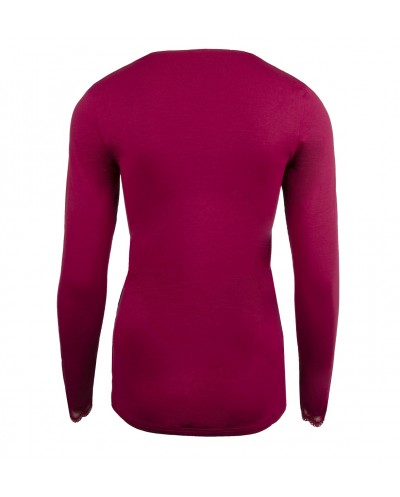 ANTIGEL - Tee-shirt manches longues cerise ANTIGEL Tee shirt manche longue