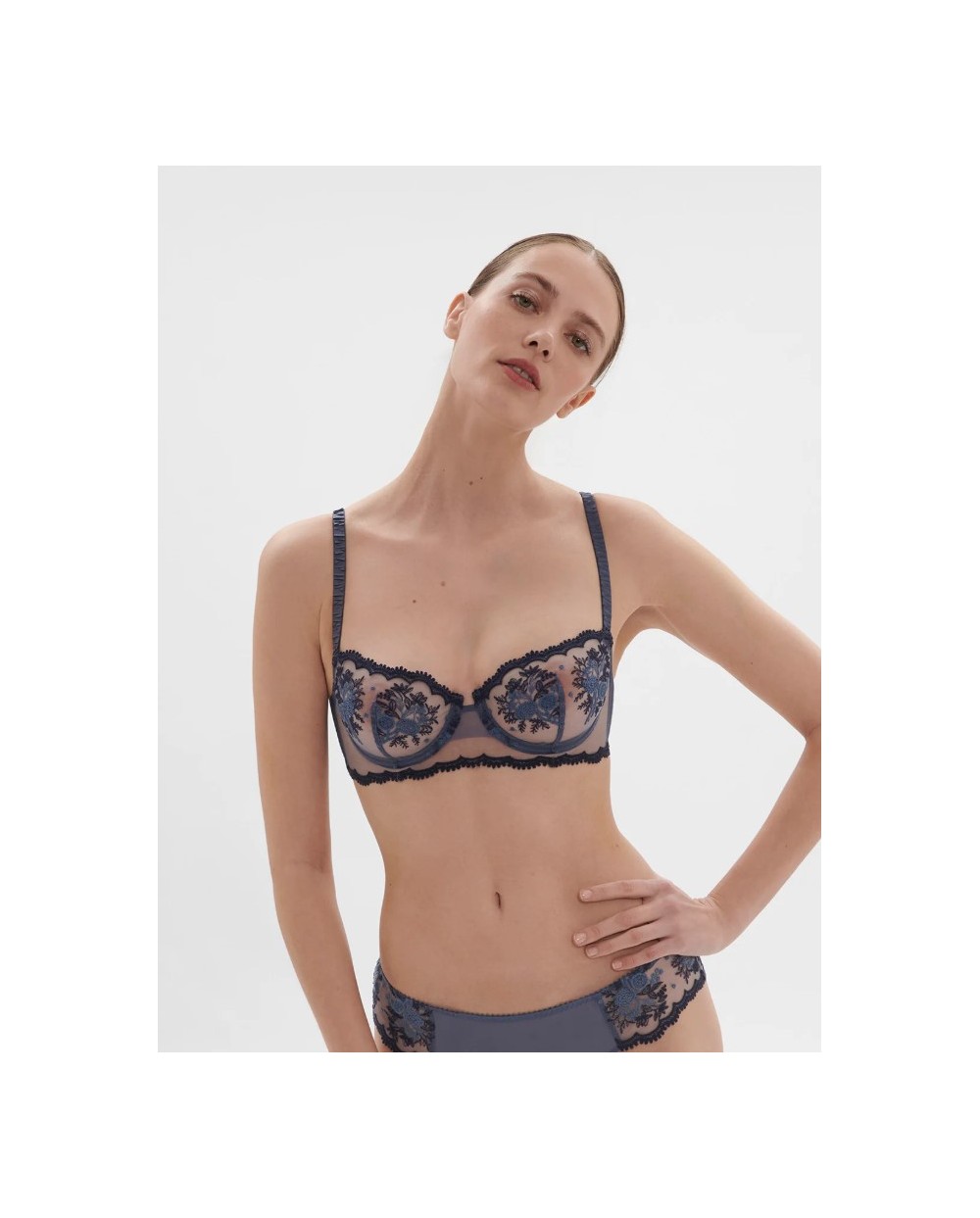 SIMONE PÉRÈLE Soutien - Gorge Corbeille Bleu Cendre SIMONE PERELE Balconnets & Corbeilles