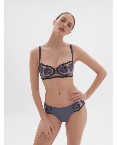 SIMONE PÉRÈLE Tanga Bleu Cendre SIMONE PERELE Tangas