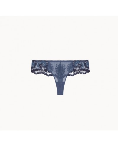 SIMONE PÉRÈLE Tanga Bleu Cendre SIMONE PERELE Tangas